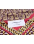 Mtr. 0.70 Panels Linen Fabric Teaberry Ochre - Emanuel Ungaro