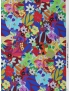 Mt. 1,15 Tessuto Jacquard Seta Floreale Multicolore - Emanuel Ungaro