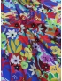 Mt. 1,15 Tessuto Jacquard Seta Floreale Multicolore - Emanuel Ungaro