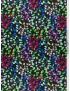 Tessuto Satin Seta Nero Multicolore - Emanuel Ungaro
