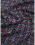 Tessuto Tweed Misto Lana Capospalla Quadri Multicolore Emanuel Ungaro