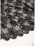 Cotton Blend Chantilly Lace Fabric Floral Black Emanuel Ungaro