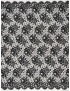 Cotton Blend Chantilly Lace Fabric Floral Black Emanuel Ungaro