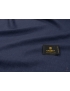 Textured Hemp Wool Fabric Naval Academy - Carnet Como