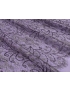 0.85 Lace Fabric Dentelle Leavers De Calais Anthracite Grey Purple Lurex