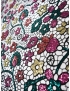 Tessuto Pizzo con Paillettes Floreale Multicolore