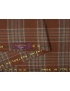 Mtr. 1.85 Heritage Flannel Check Pumpkin Ermenegildo Zegna