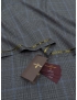 Wool Silk Traveller Jaspé Fabric Prince of Wales Grey Ermenegildo Zegna