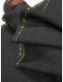 Mtr. 2.90 Wool Silk Cashmere Fabric Mélange Dark Grey Ermenegildo Zegna