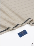Mtr. 2.00 14MILMIL14 Fabric Stripe Beige Dove Grey Ermenegildo Zegna