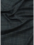 Trofeo Cashmere Fabric Check Navy Blue Grey Ermenegildo Zegna