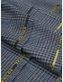 Mt. 2,00 Tessuto Heritage Misto Lana Principe di Galles Blu Denim Sbiancato Ermenegildo Zegna