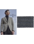 Mtr. 2.00 Wool Blend Heritage Fabric Pied de Poule Grey Blue Ermenegildo Zegna