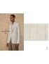 Mt. 3.00 Tessuto Cross-Ply Righe Beige Chiaro Tortora Ermenegildo Zegna