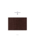 Wool Silk Linen Fabric Mélange Brick Red Tessitura di Novara