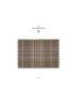 Wool Silk Traveller Fabric Check Light Brown Ermenegildo Zegna