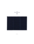 Wool Silk Fabric Stripe Dark Blue Tessitura di Novara