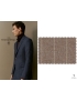 Silk Blend Fabric Striped Light Brown Beige Tessitura di Novara