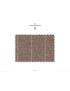 Silk Blend Fabric Striped Light Brown Beige Tessitura di Novara
