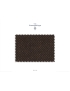 Outerwear Wool Silk Cashmere Fabric Chevron Hazelnut Brown Tessitura di Novara