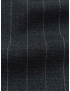 Electa Winter Fabric Canvas Hairline Stripe Dark Grey Ermenegildo Zegna