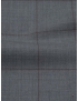 AmEZing Cool Effect Summer Fabric Windowpane Mélange Medium Grey Brown