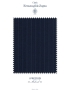 Mtr. 3.00 15MILMIL15 Fabric Striped Navy Blue Ermenegildo Zegna