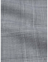 Trofeo Linen Silk Fabric Checked Medium Grey Ermenegildo Zegna