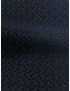 Pure Silk Jacquard Fabric Geometric Dark Blue - Ermenegildo Zegna