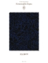 Tessuto Jacquard Seta Pura Stilizzato Blu Reale Nero - Ermenegildo Zegna