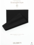 Double Face Wool & Silk Faille Fabric Black - Ermenegildo Zegna