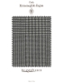 Island Fleece Wool Fabric Prince of Wales Black & White Ermenegildo Zegna