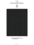 Island Fleece Wool Fabric Striped Black Medium Grey Ermenegildo Zegna