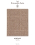 Hertitage Wool & Cashmere Flannel Fabric Windowpane Candied Ginger Ermenegildo Zegna
