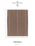Tropical Fabric Wide Pinstripe Mélange Sepia Tint Ermenegildo Zegna