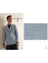 Tessuto Cross-Ply Principe di Galles Oltremare Ermenegildo Zegna