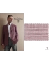 Cross-Ply Fabric Prince of Wales Mauve Ermenegildo Zegna