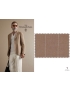 Tessuto Cross-Ply Rigato Largo Tannino Ermenegildo Zegna