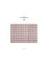 Wool & Silk Fabric Check Pink Tessitura di Novara