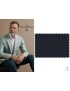 Comfort Cashco Twill Fabric Inkwell Ermenegildo Zegna