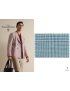 Cross-Ply Fabric Prince of Wales Teal Ermenegildo Zegna