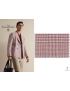 Tessuto Cross-Ply Principe di Galles Rosso Sangue di Bue Ermenegildo Zegna
