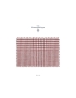 Tessuto Cross-Ply Principe di Galles Rosso Sangue di Bue Ermenegildo Zegna
