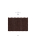 Pure Linen Fabric Wide Stripes Mélange Brown Ermenegildo Zegna