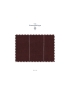 Pure Linen Fabric Wide Stripes Bitter Chocolate Ermenegildo Zegna