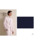 Silk & Linen Shantung Fabric Navy Blue Tessitura di Novara