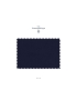 Silk & Linen Shantung Fabric Navy Blue Tessitura di Novara