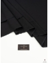 Mtr. 2.30 Silk & Linen Fabric Black - Tessitura di Novara