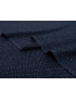 Mtr. 1.70 Silk Alpaca Cashmere Fabric Geometric Navy Blue Tessitura di Novara