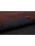 Mtr. 1.50 Matelassè Fabric Geometric Dark Red Anthracite Grey